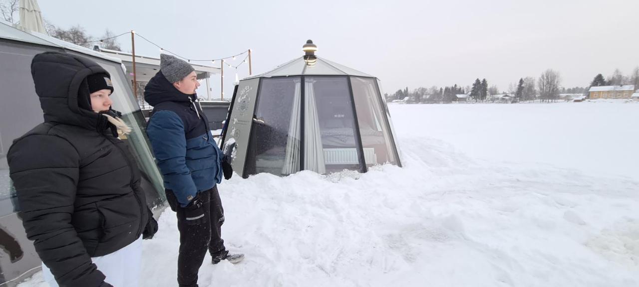 Koivuranta Igloos Hotel เอาลู ภายนอก รูปภาพ
