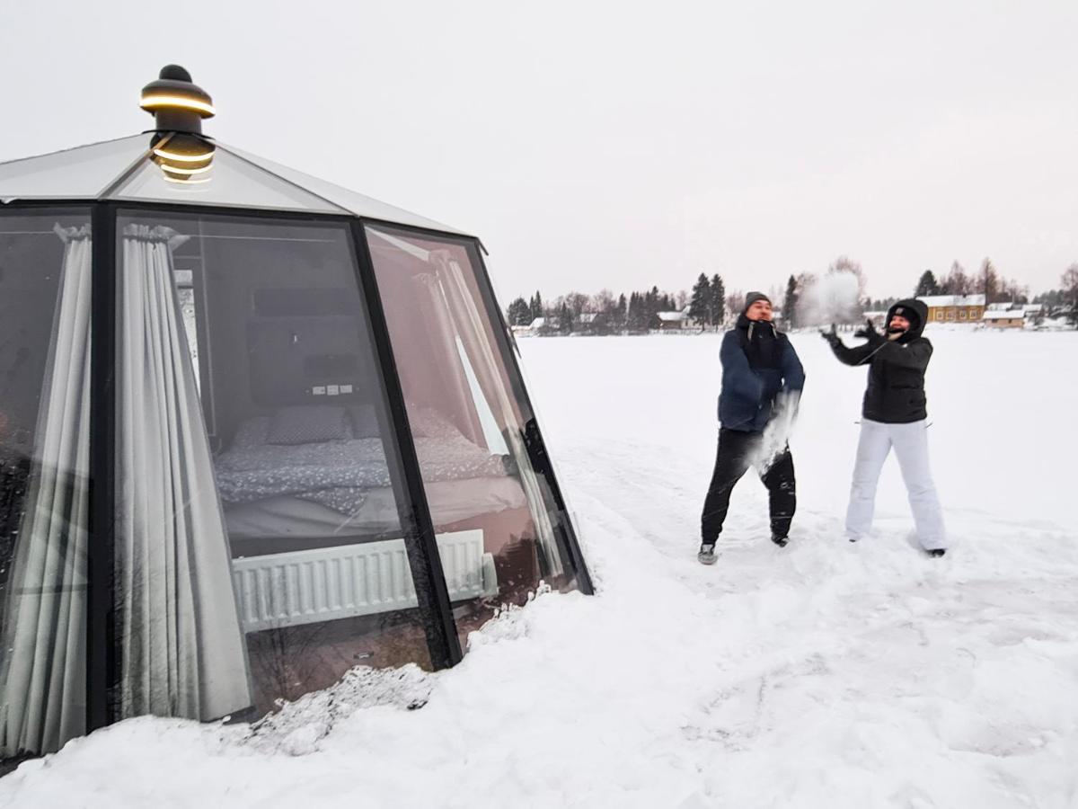 Koivuranta Igloos Hotel เอาลู ภายนอก รูปภาพ